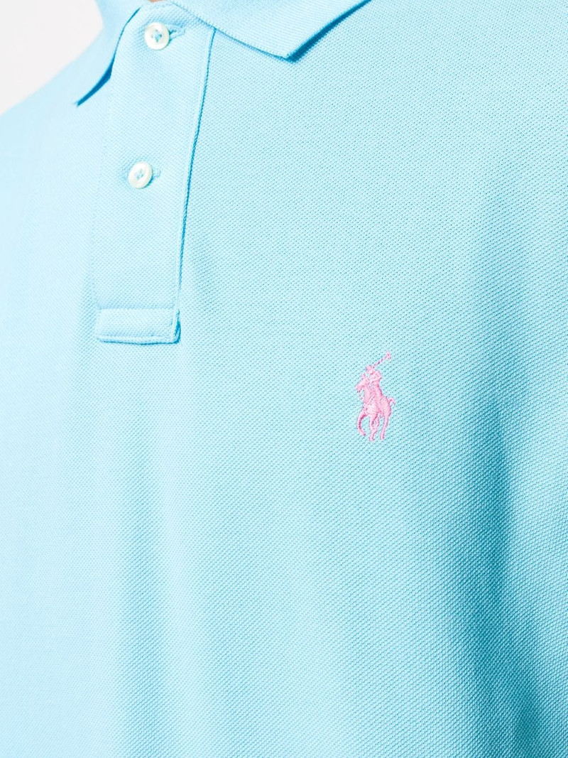 embroidered logo polo shirt 5