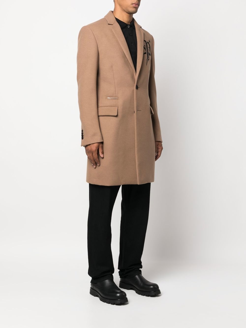Gothic Plein single-breasted coat - 3