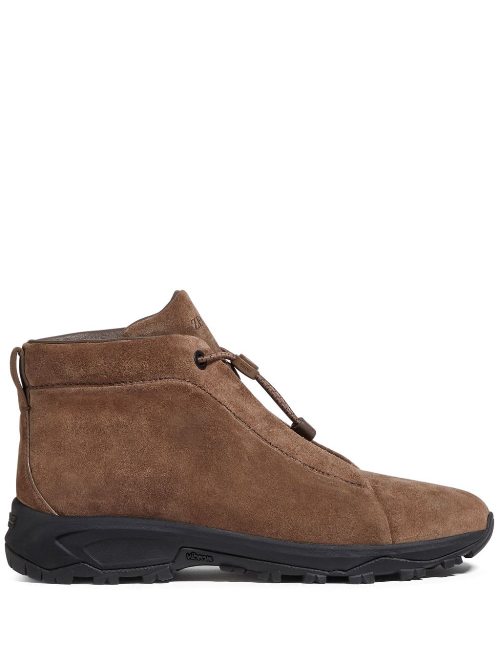 Triple Stitch Vetta suede boots - 1