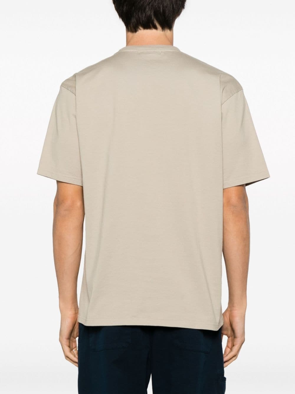 pixelated-print cotton T-shirt - 4