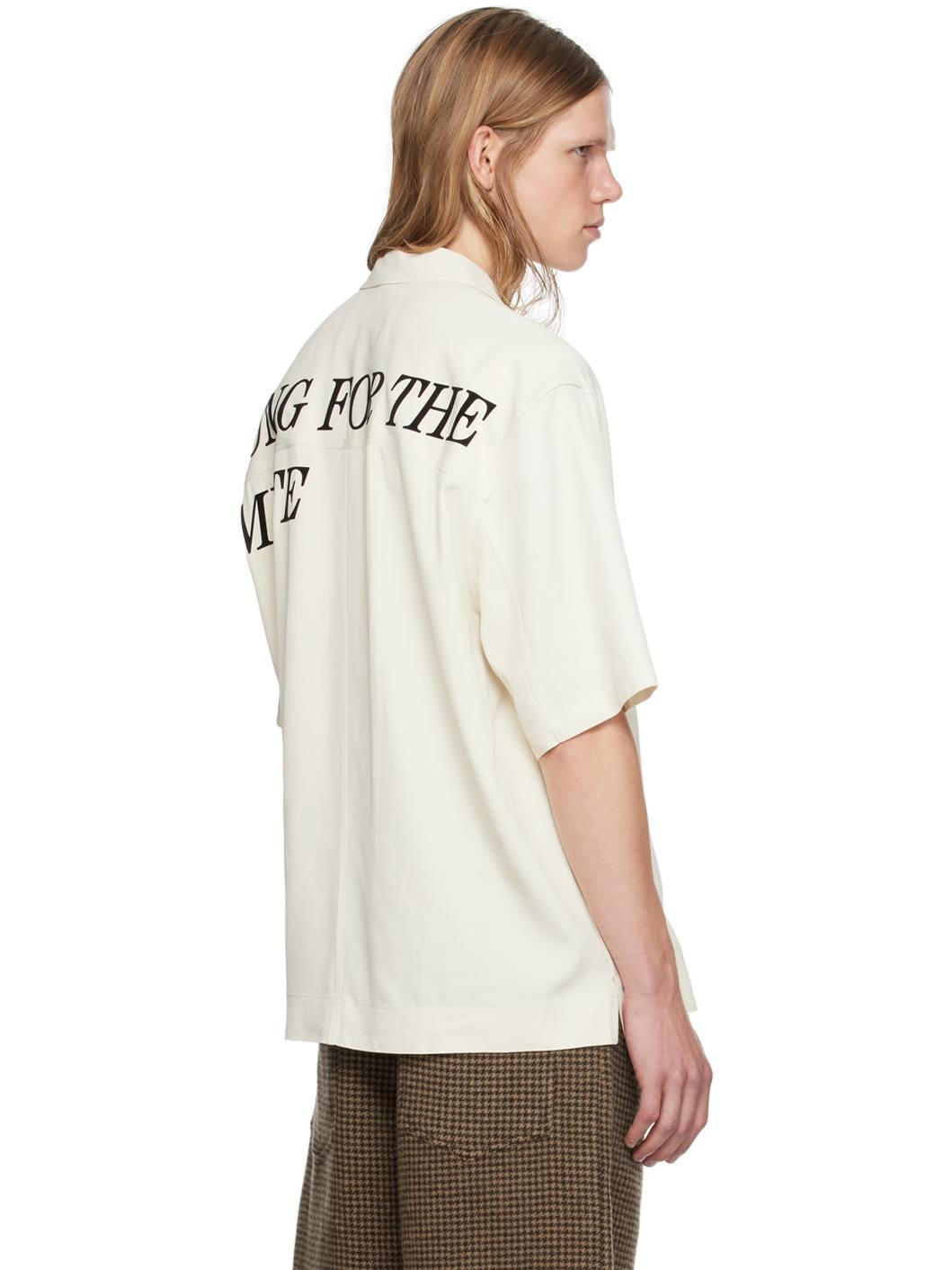 White 'SFTM' Shirt - 3