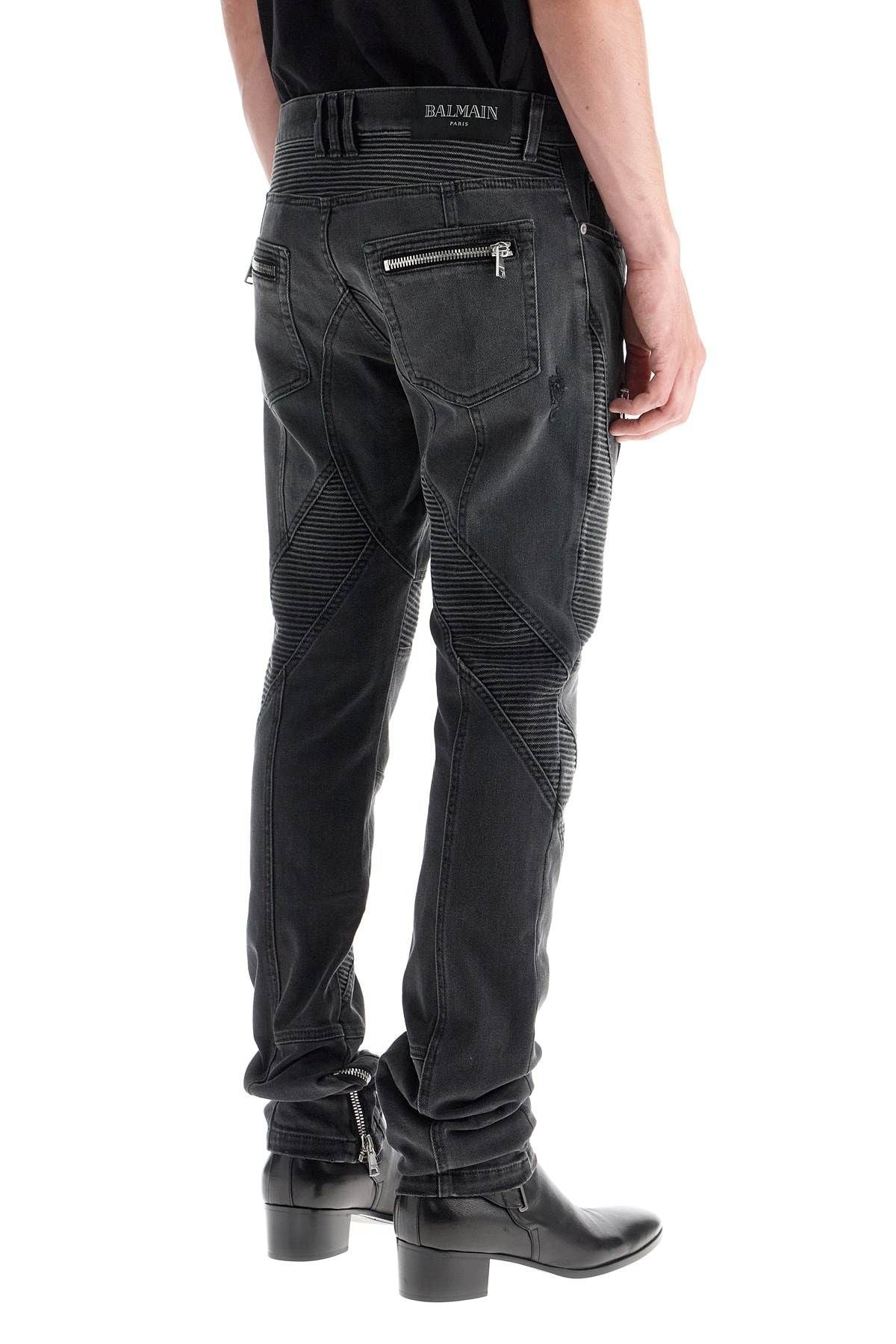 SLIM FIT BIKER JEANS FOR - 4