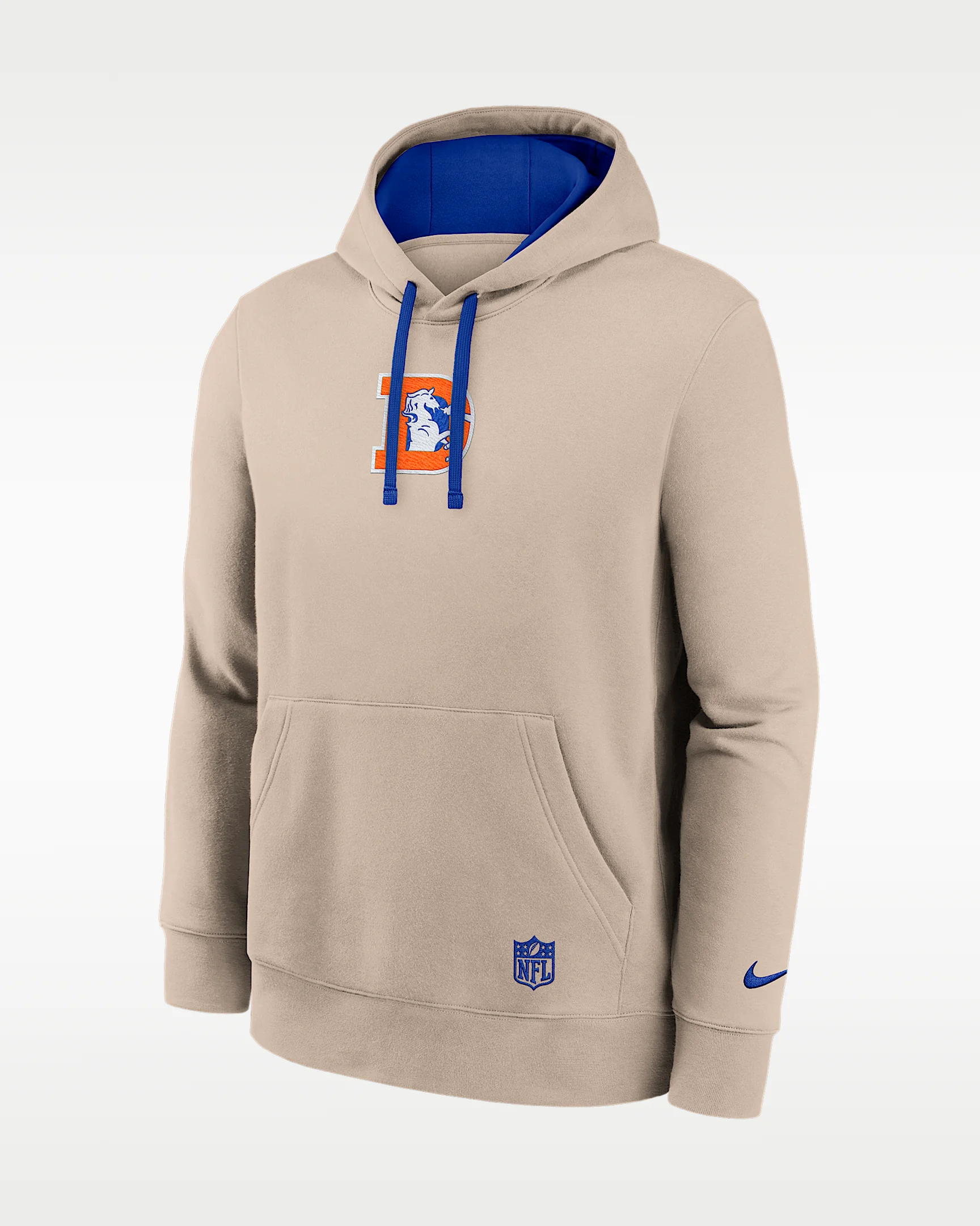 Denver Broncos Rewind Club Men's Nike NFL Pullover Hoodie - 1