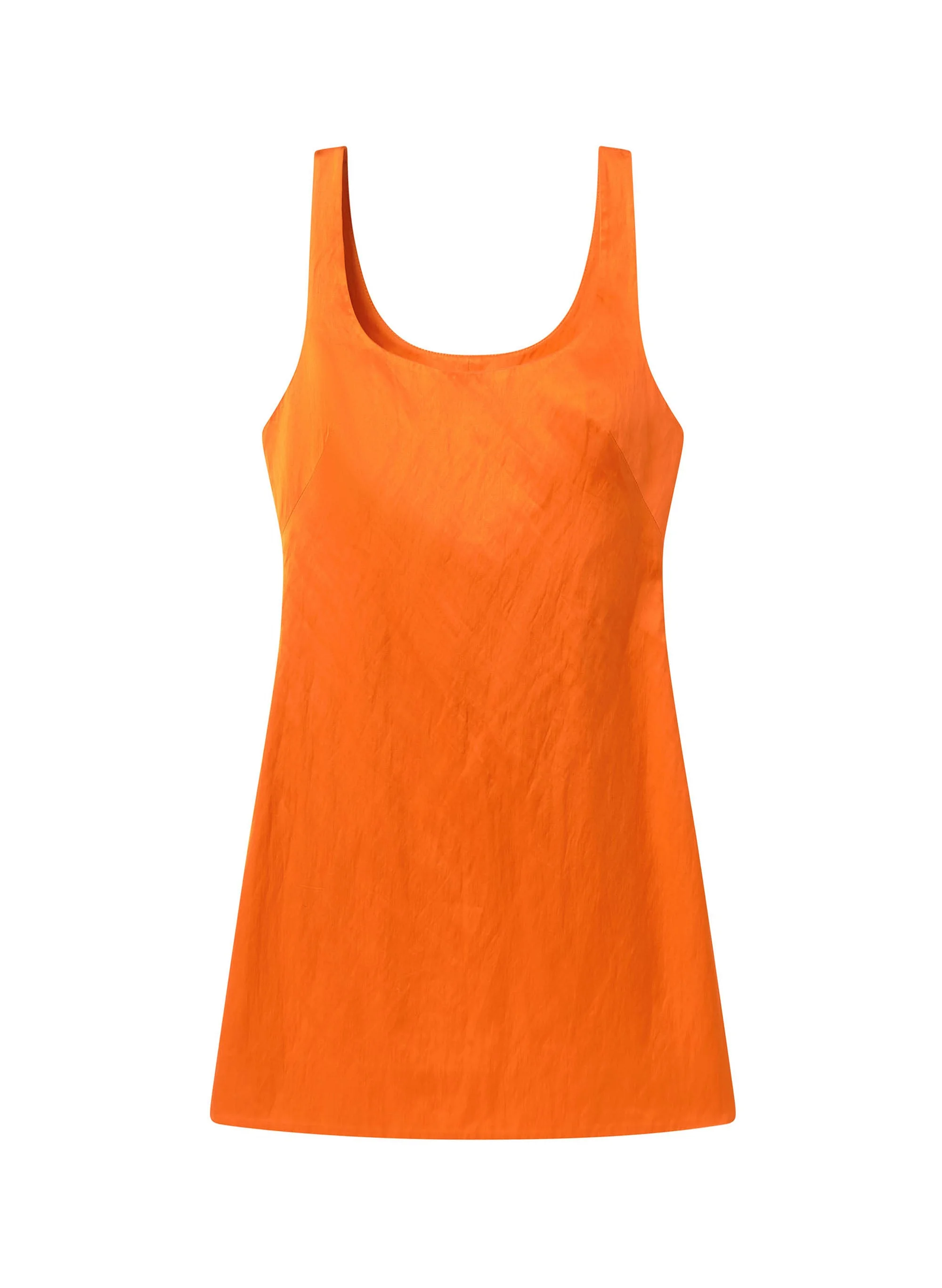 Faye Satin Mini Dress - 1