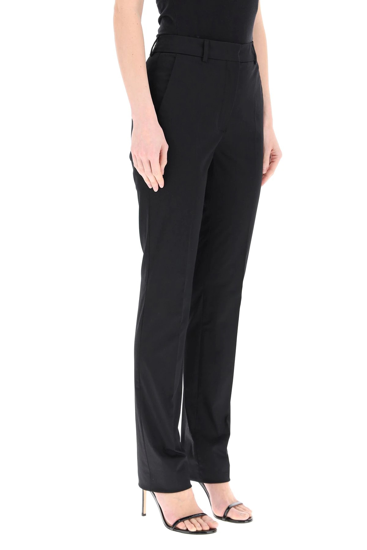 COTTON TAILORED TROUSERS - 3