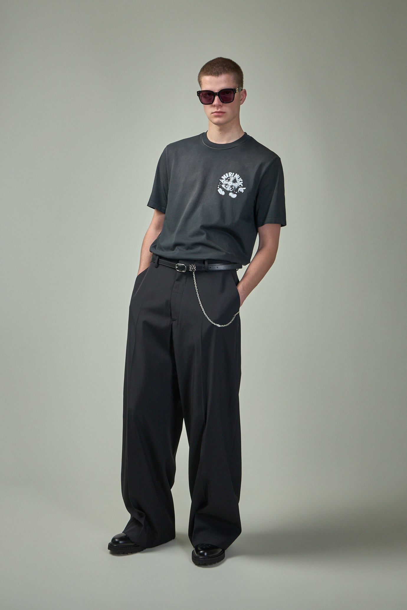 Amiri Music Record Tee - 3
