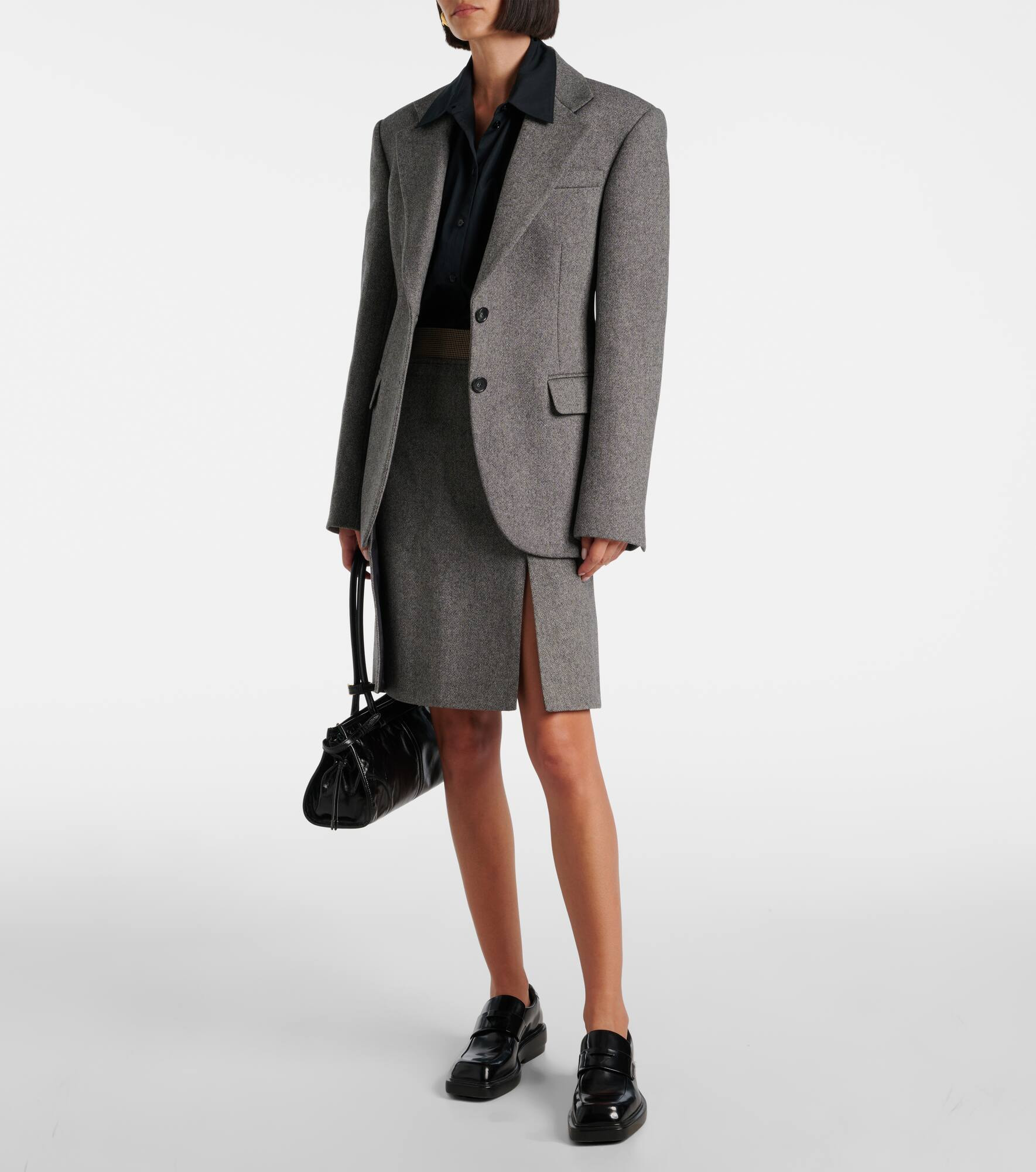 Riga tweed midi skirt - 2