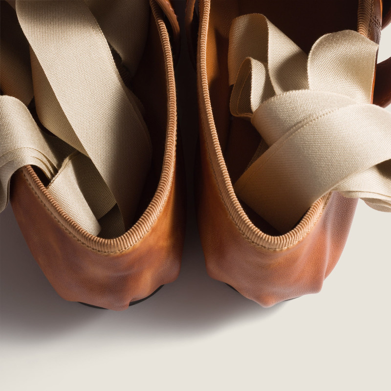 Miu Miu Nappa and calf leather ballerinas outlook