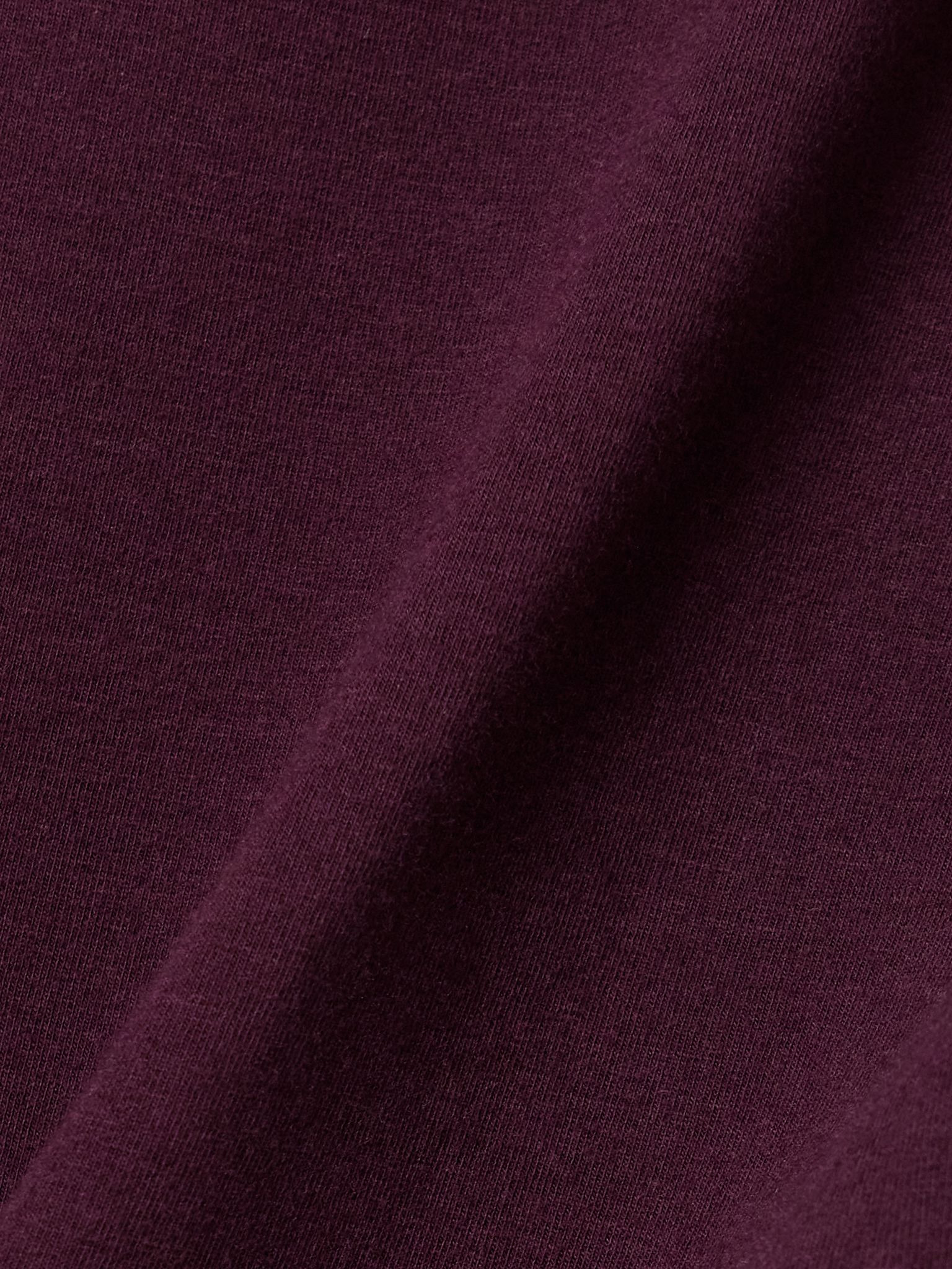 Stretch-cotton jersey T-shirt - Currant Plum - 4