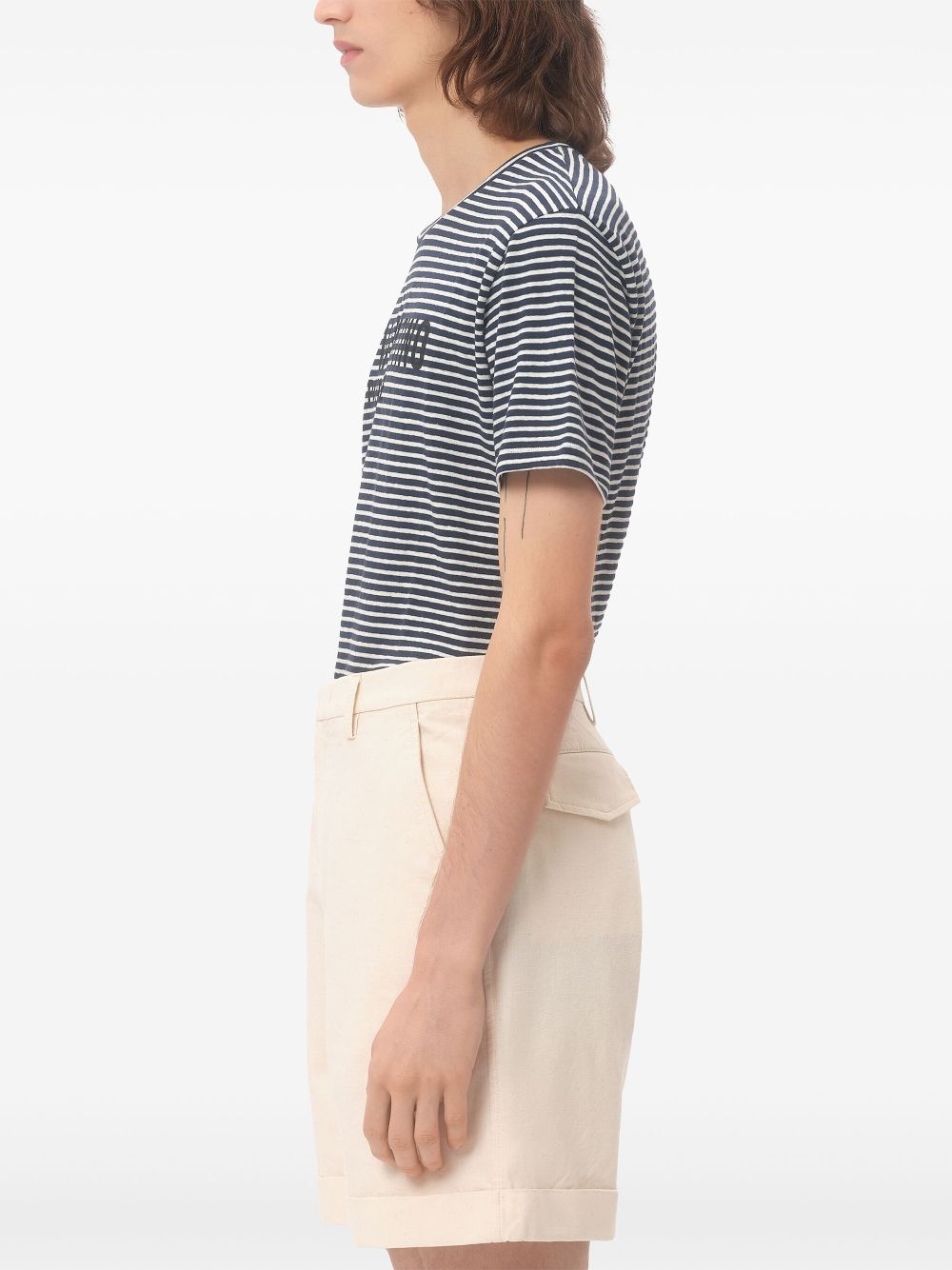 striped T-shirt - 4
