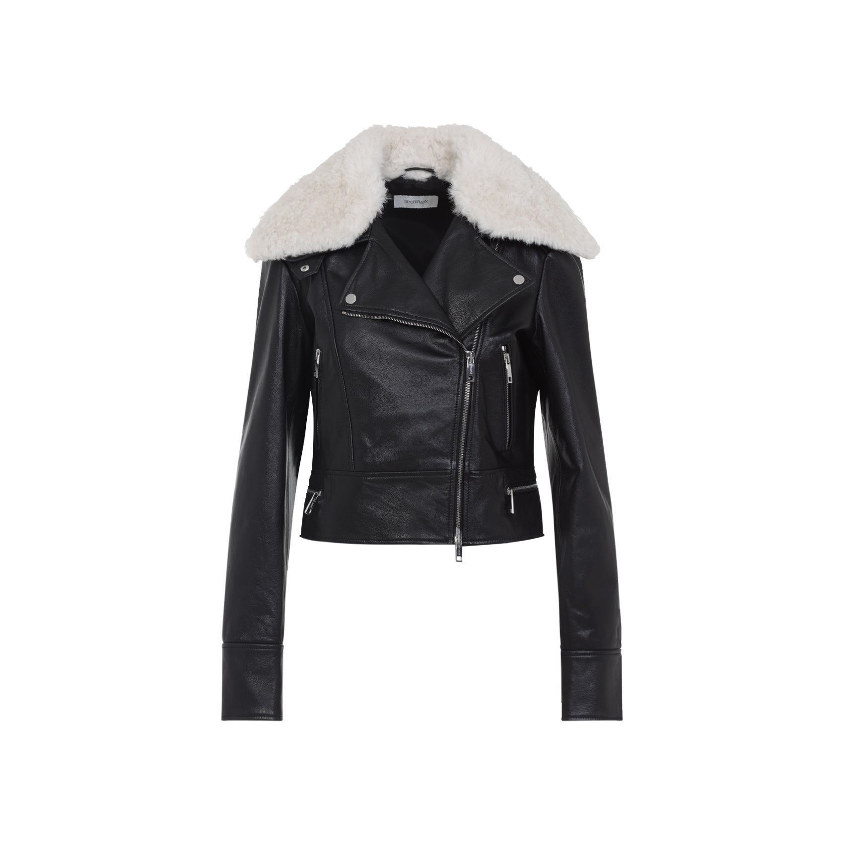 Sportmax Toscana Leather Biker Jacket Women - 1