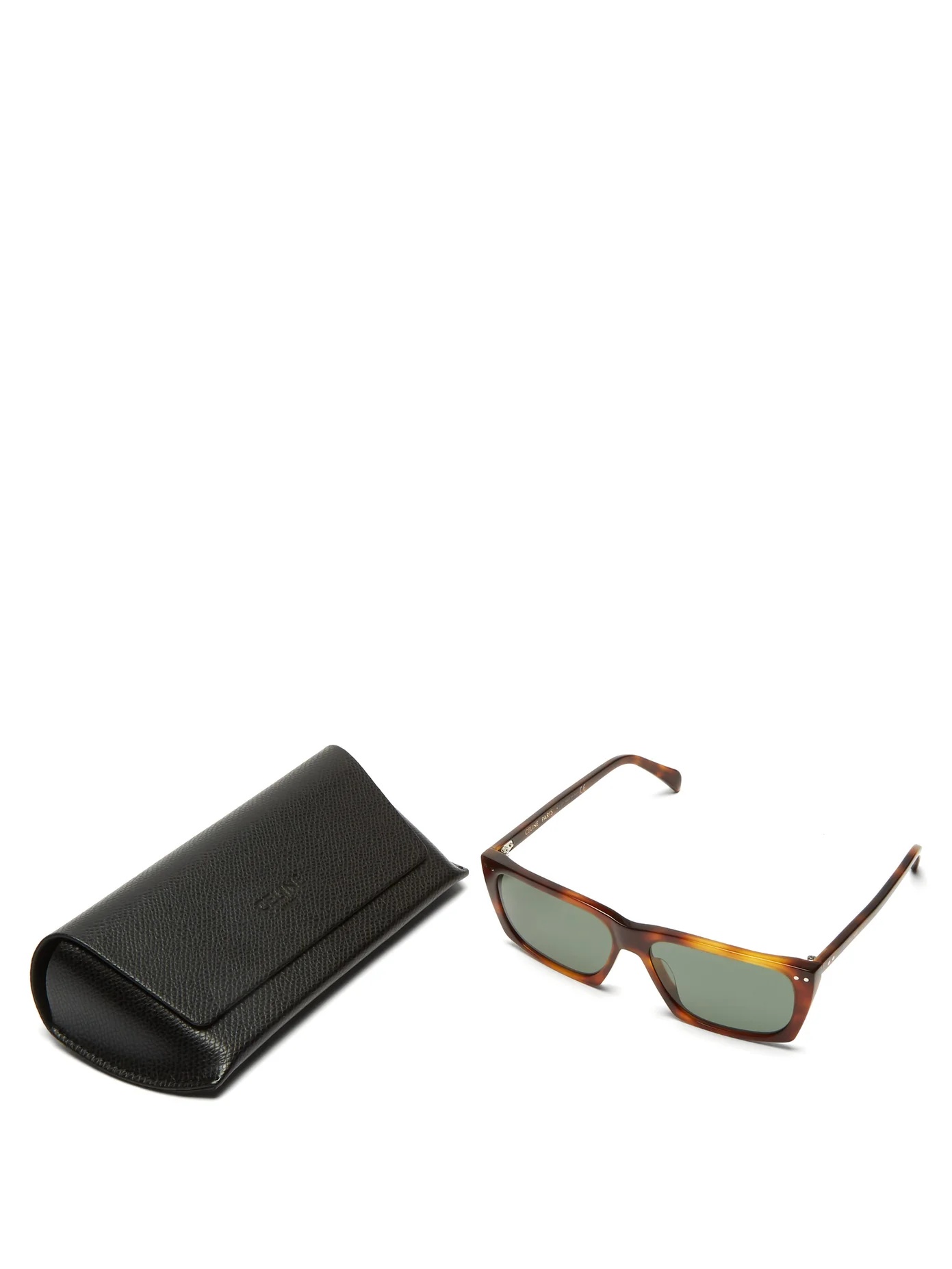 Square tortoiseshell-acetate sunglasses - 5