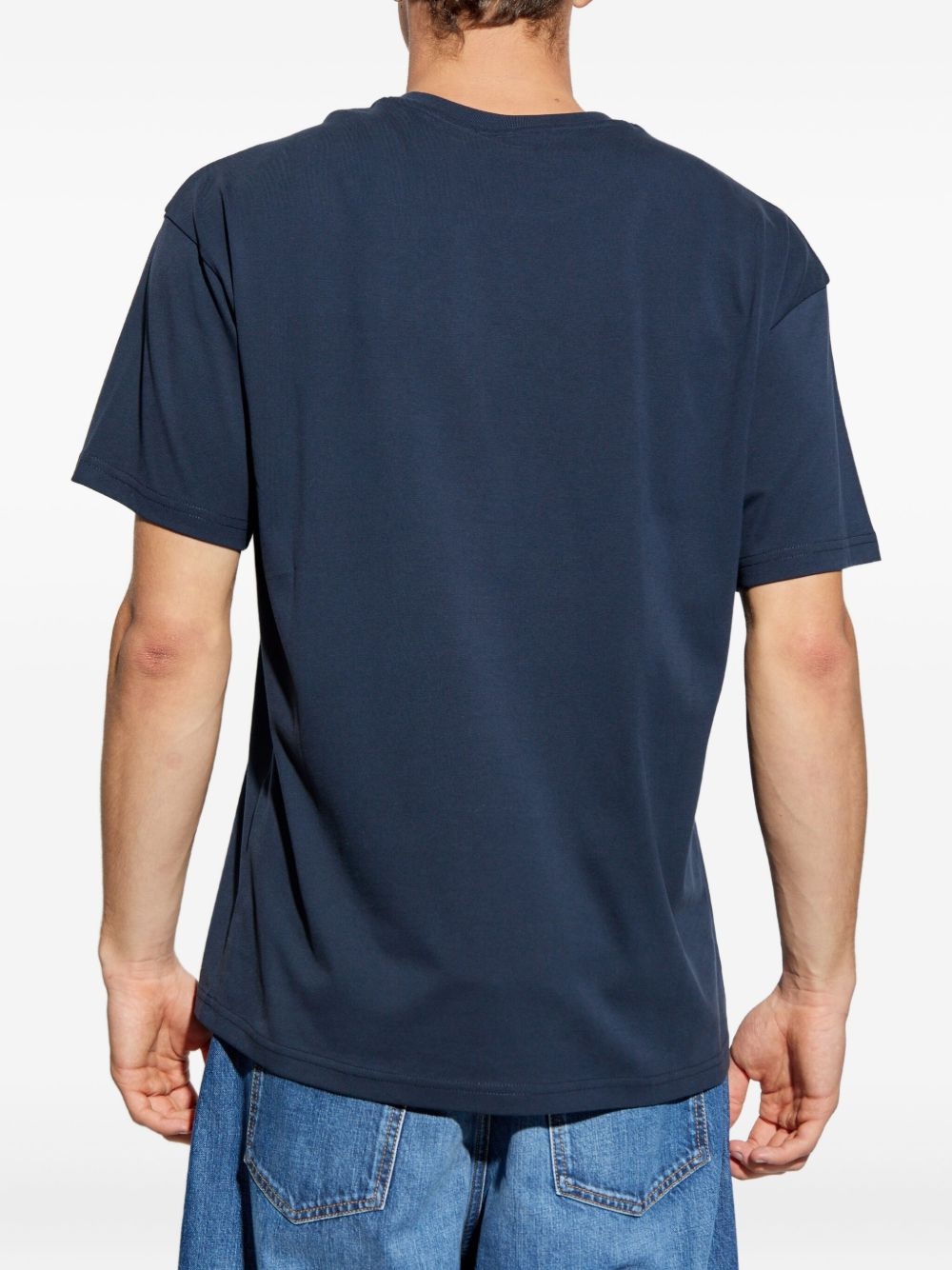 abstract-print cotton T-shirt - 4