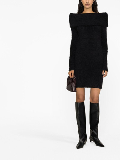 Isabel Marant Aria off-shoulder knitted dress outlook