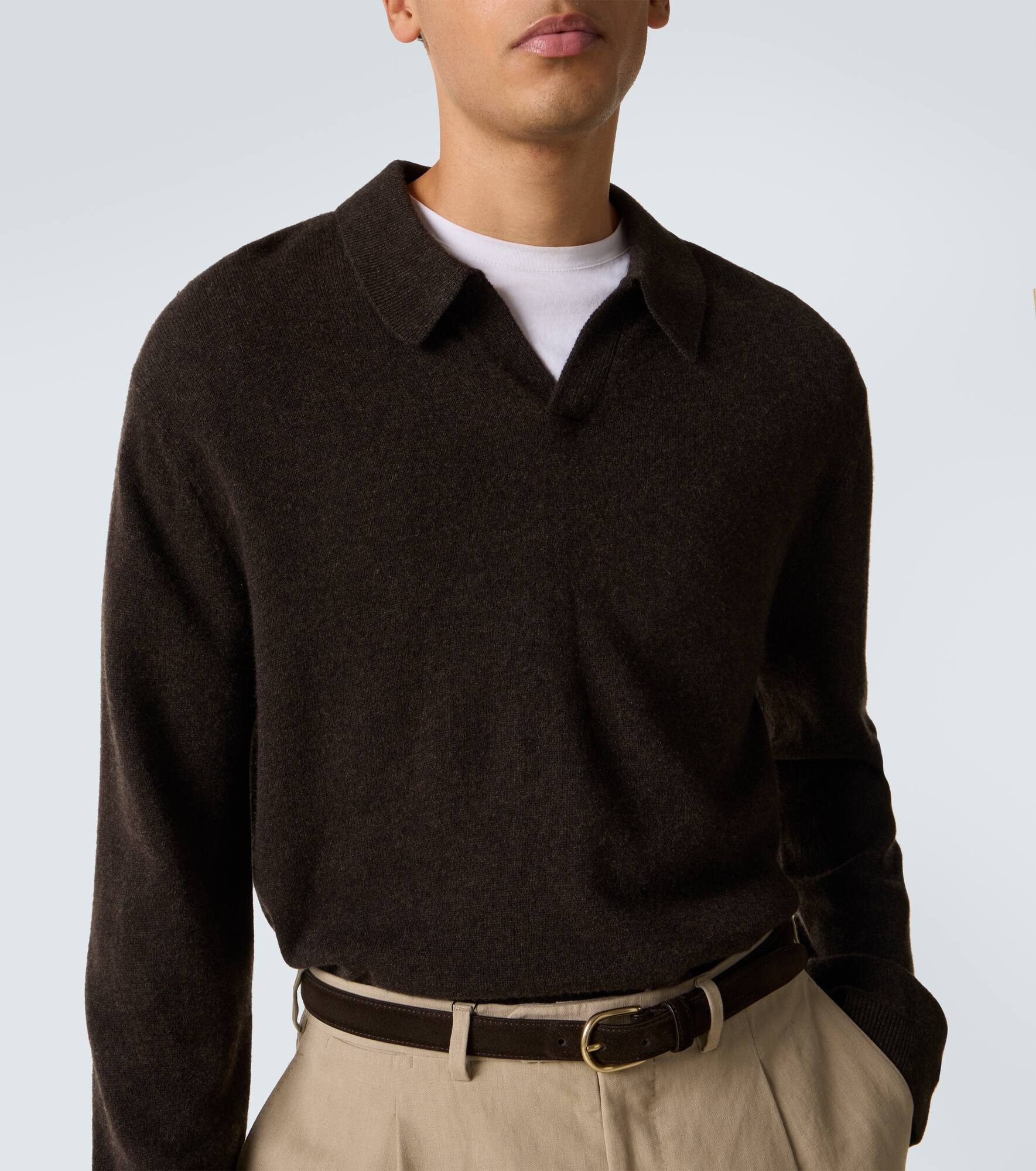 Gibson cashmere polo sweater - 5