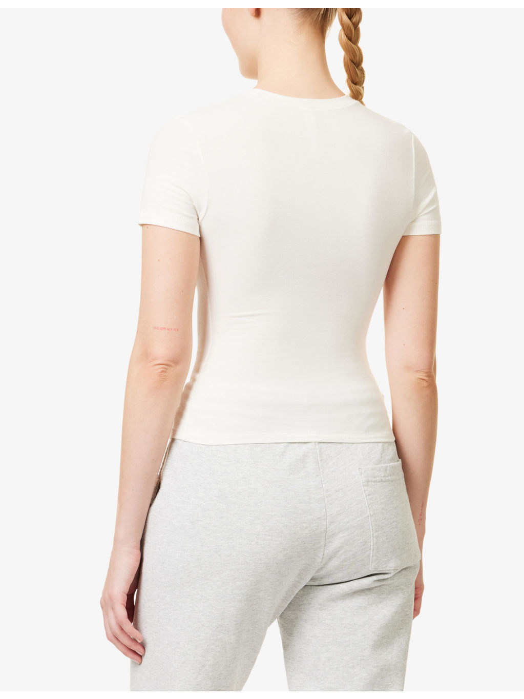 Round-Neck Pack-of-Two Stretch-Cotton T-Shirt - 4