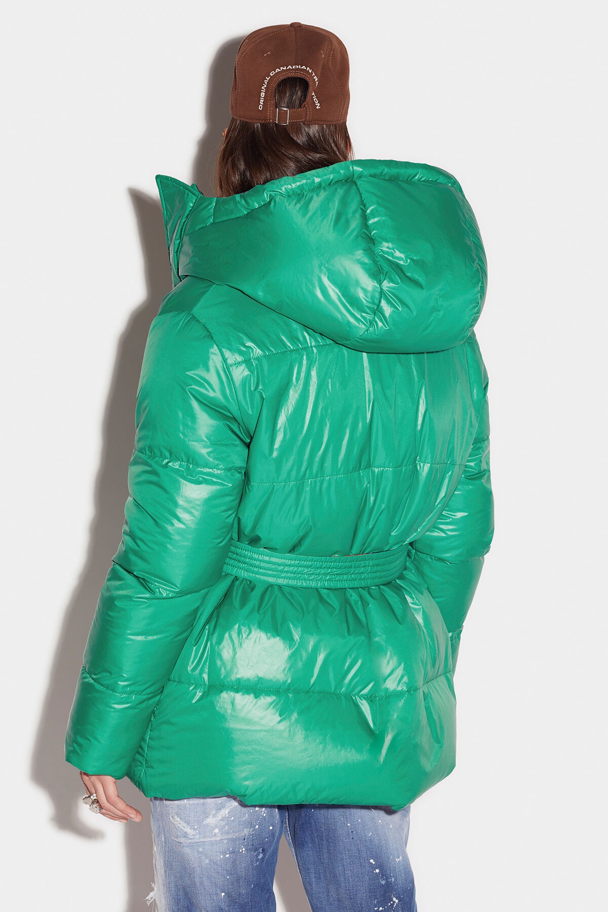 D-FACE HOODED PUFFER - 4