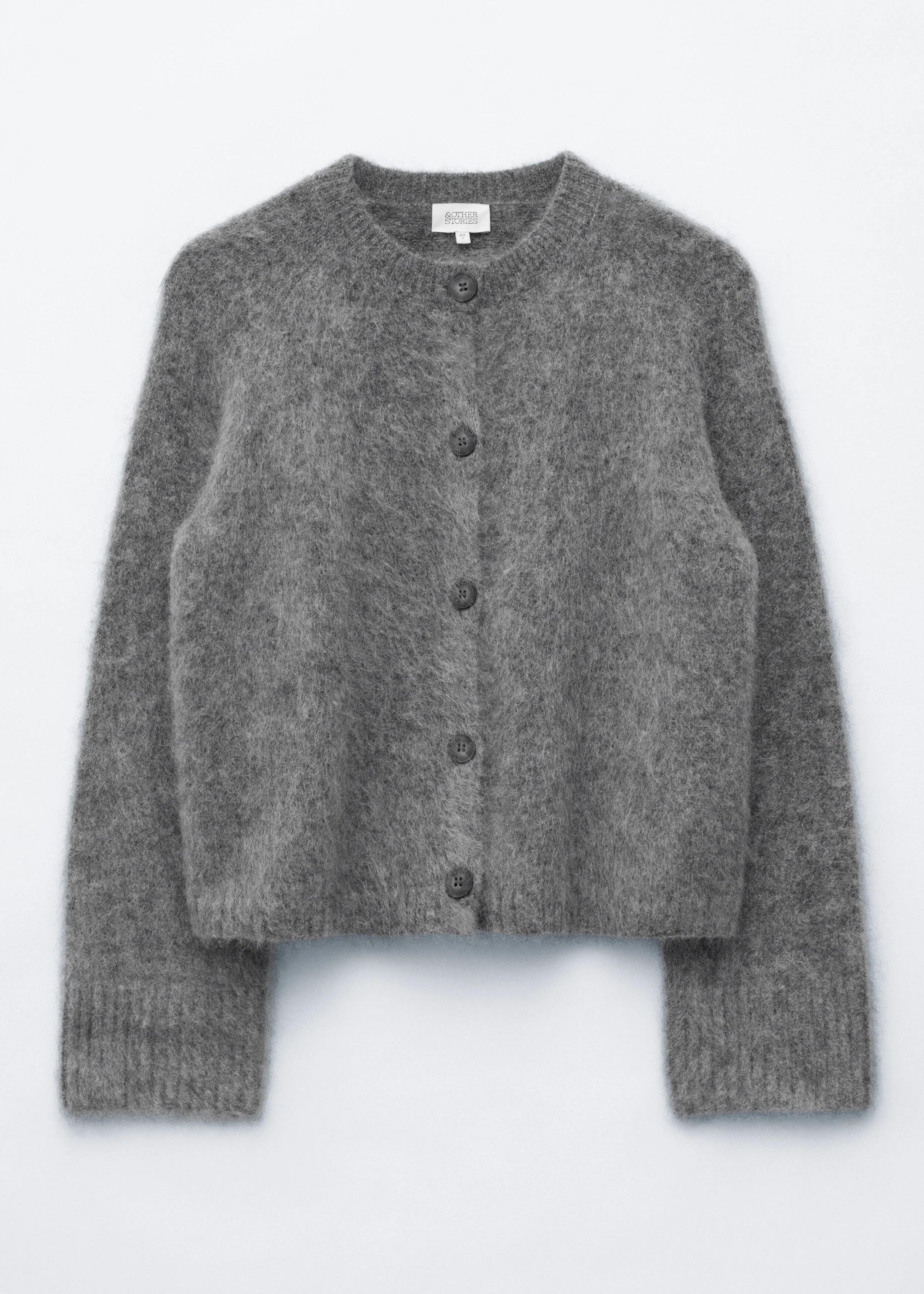 Mohair Blend Cardigan - 1