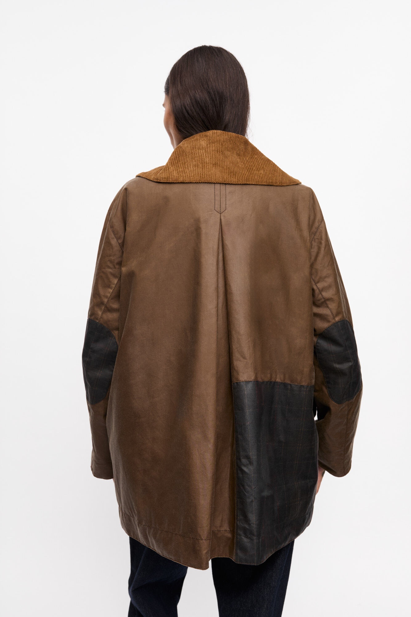 GANNI X BARBOUR WAXED DUFFLE COAT - 4