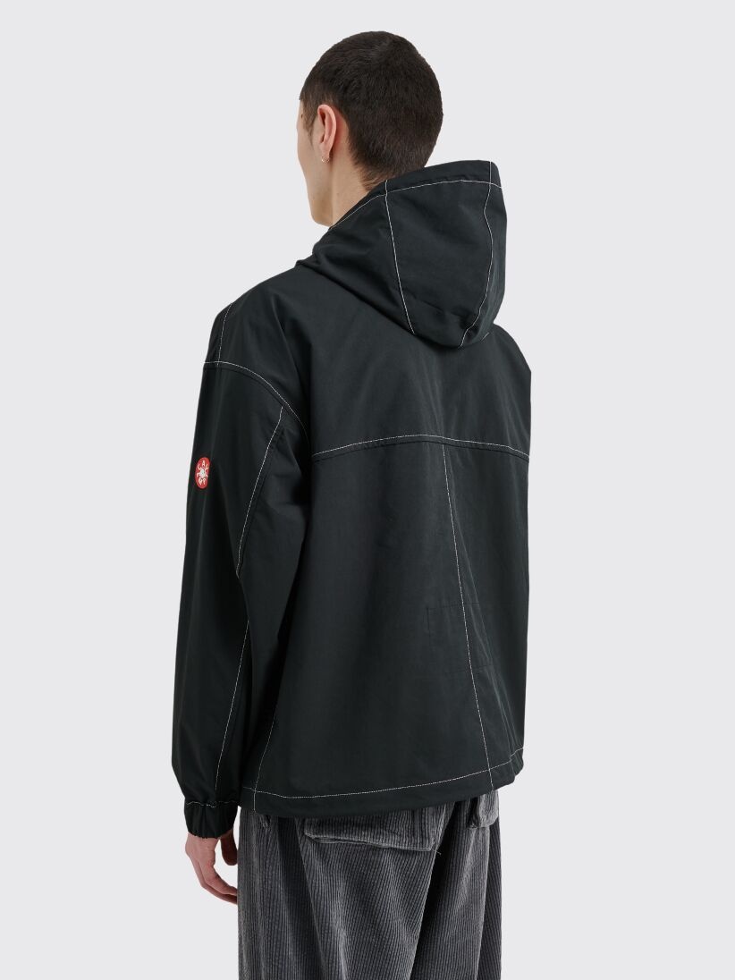 CAV EMPT CONTRAST STITCH HOOD ZIP JACKET BLACK - 3