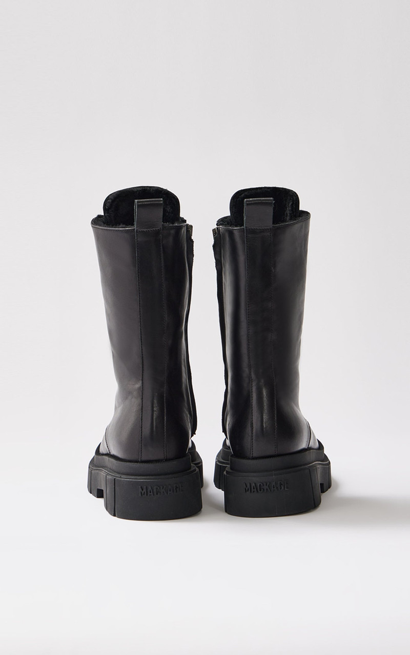 WARRIOR Lug sole leather combat boot 8