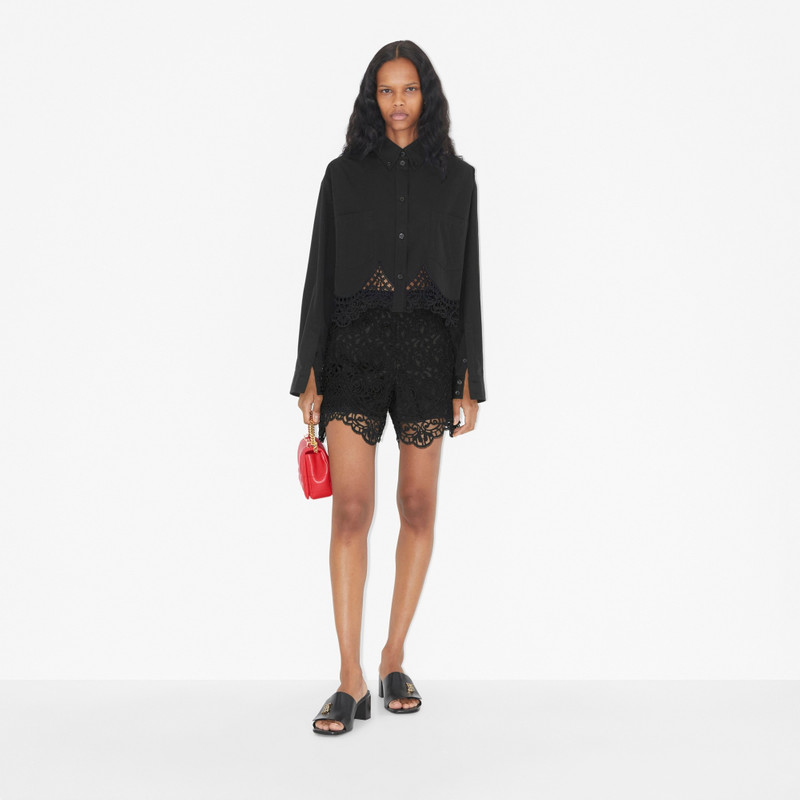 Burberry Macramé Lace Shorts outlook