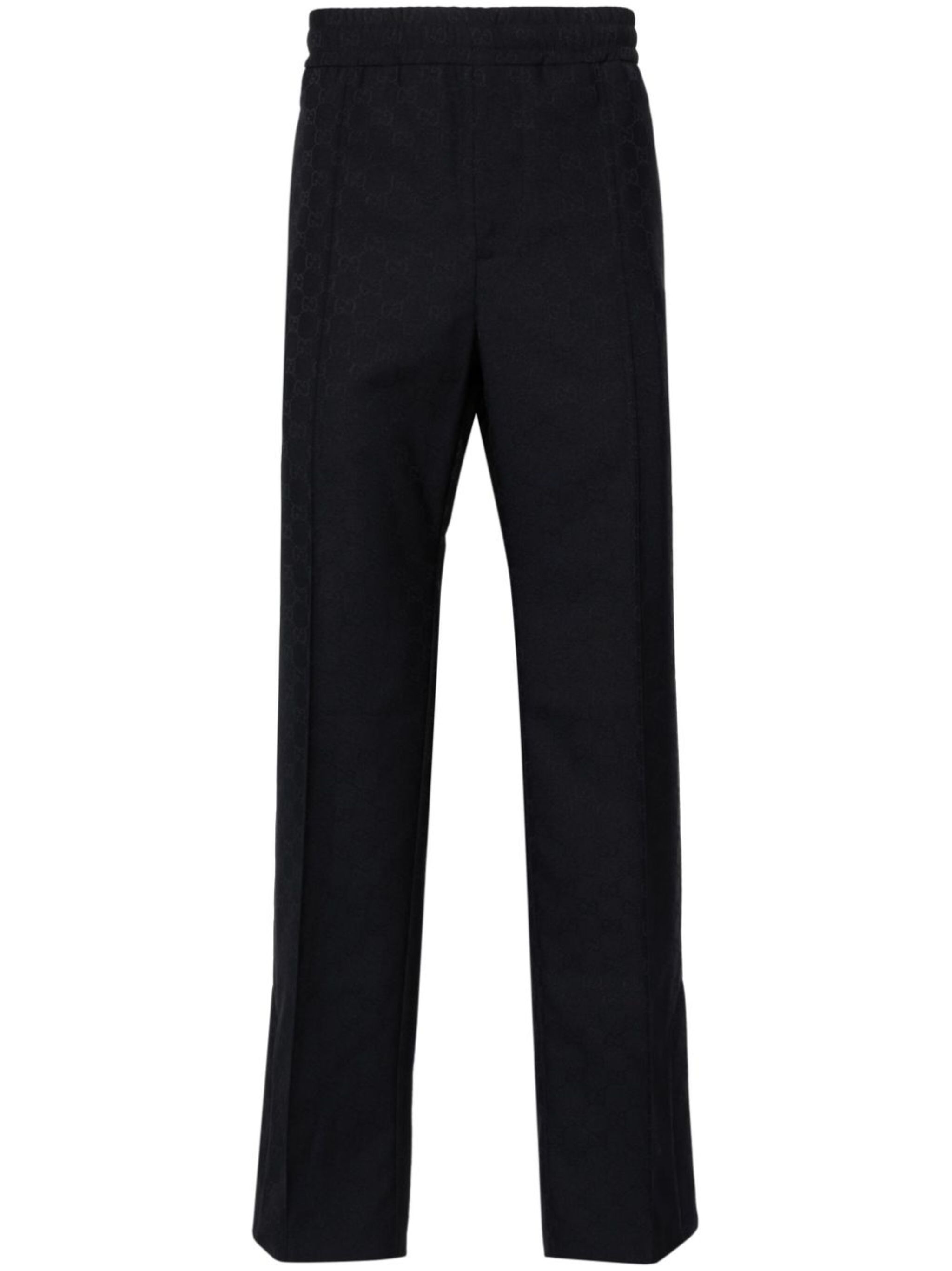 GG Supreme-jacquard straight trousers - 1