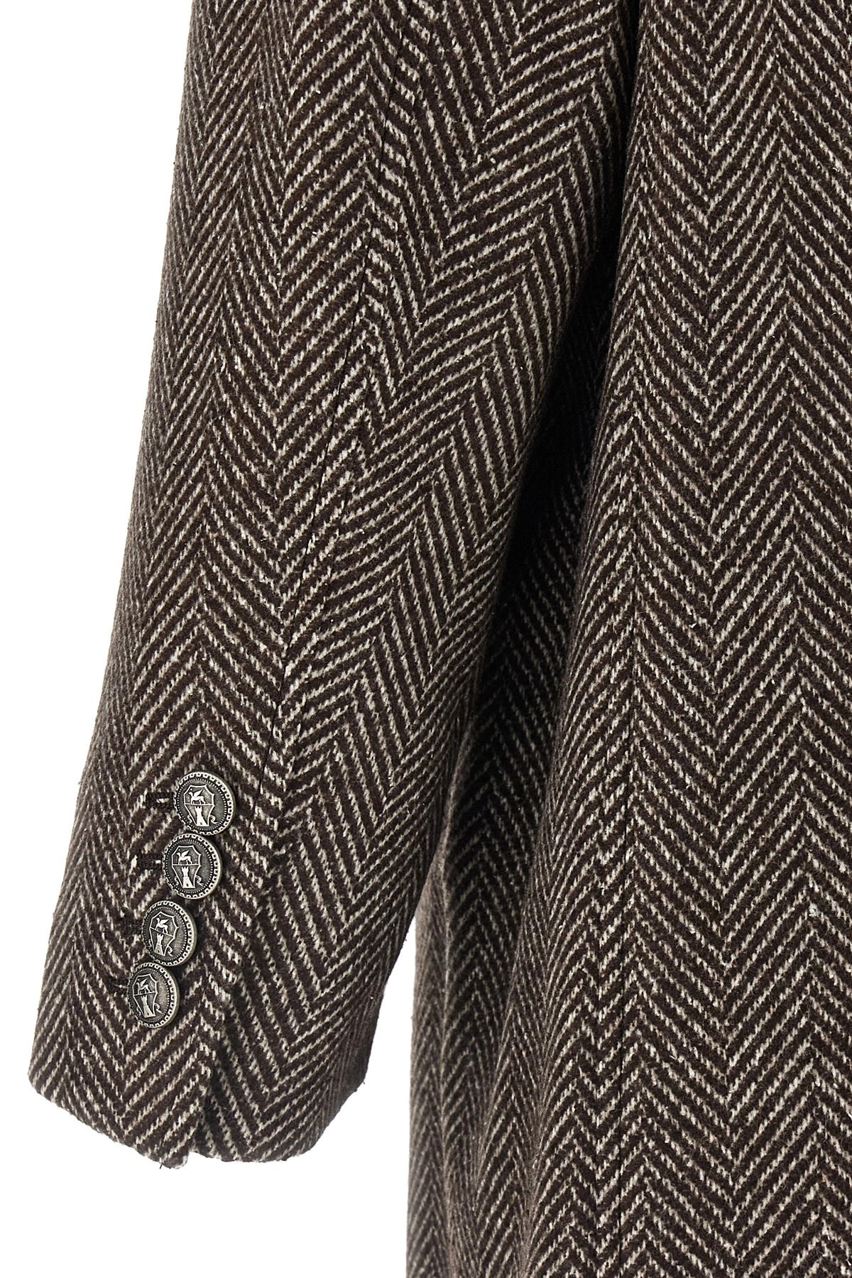 Single-breasted cashmere coat - 4