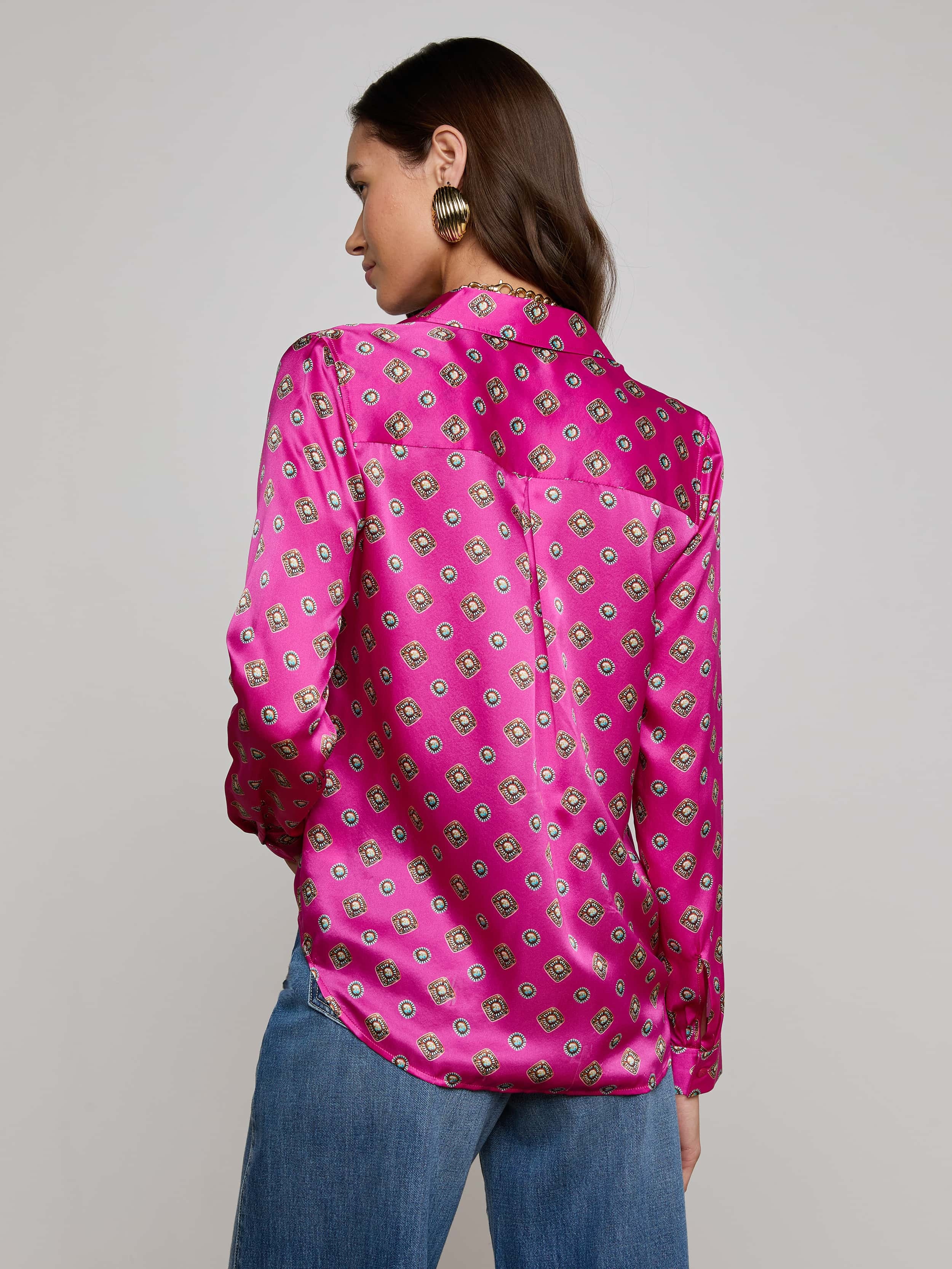 Tyler Silk Blouse - 5