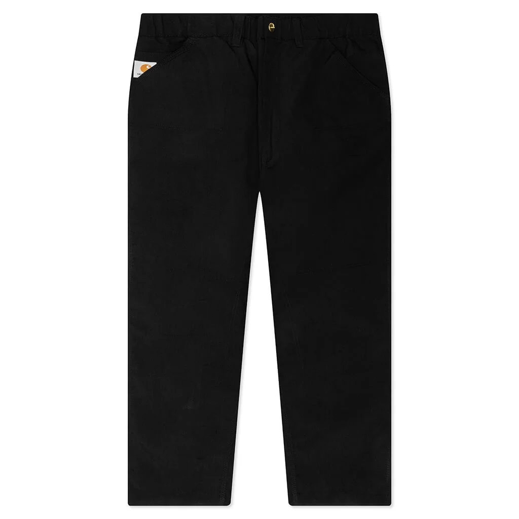 CARHARTT WIP X INVINCIBLE REMOVED POCKET DOUBLE KNEE PANT - BLACK - 1