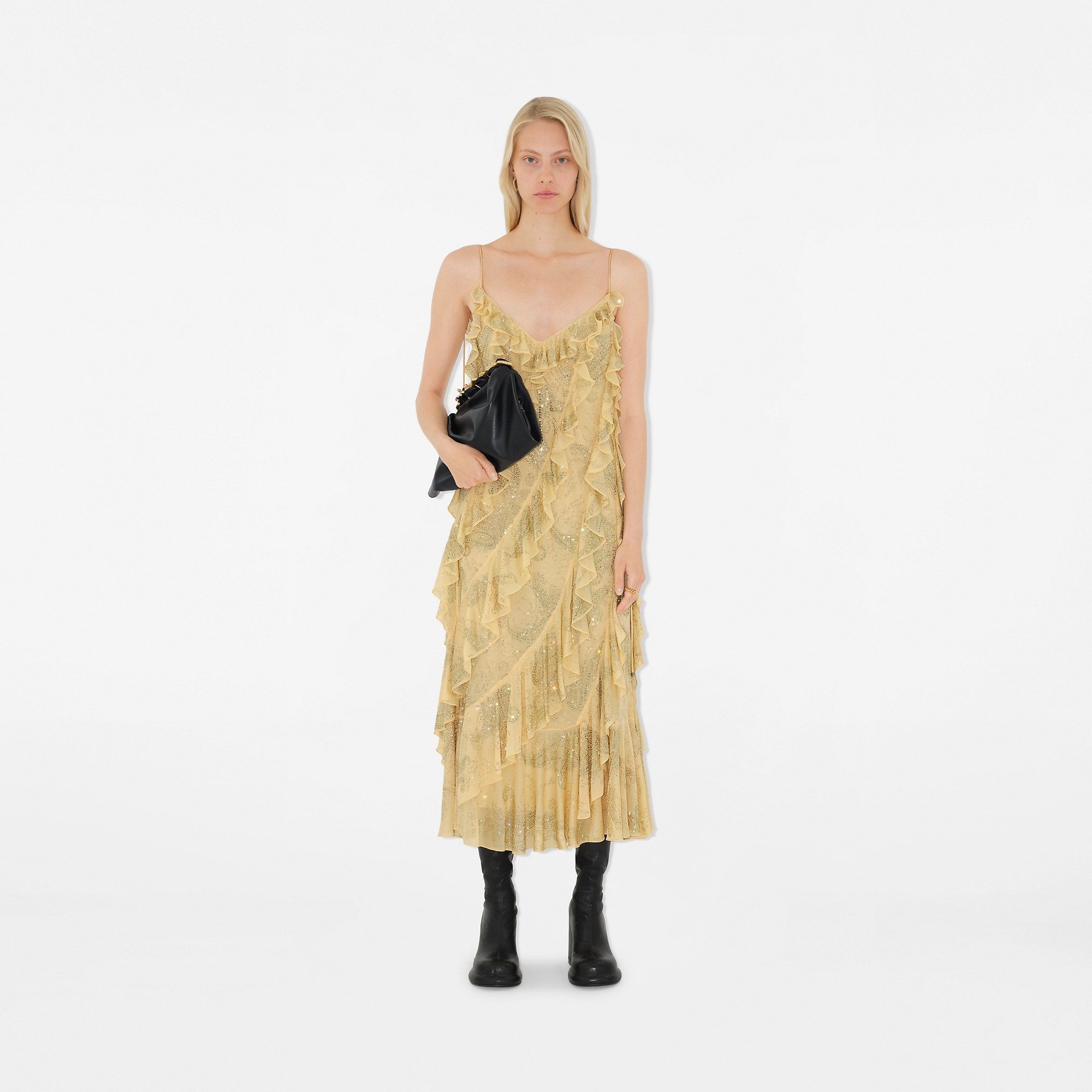 Crystal Paisley Jersey Dress - 2