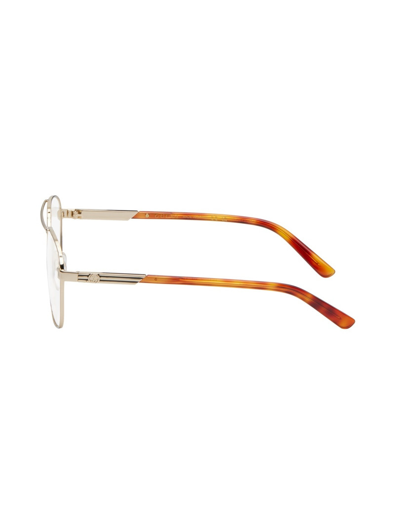 Gold Aviator Glasses 3