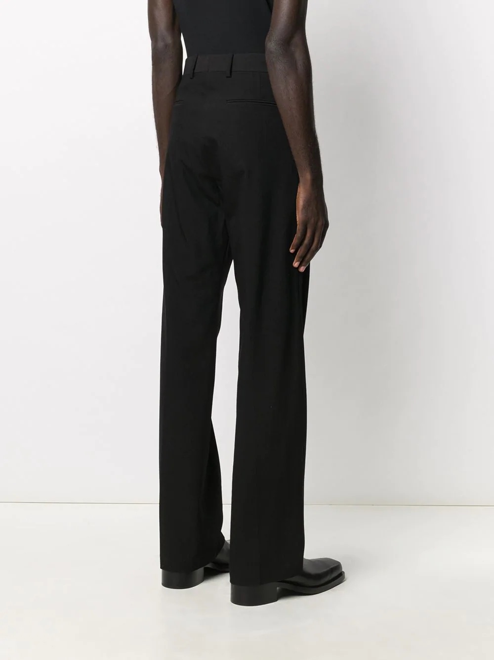 straight-leg tailored trousers - 4