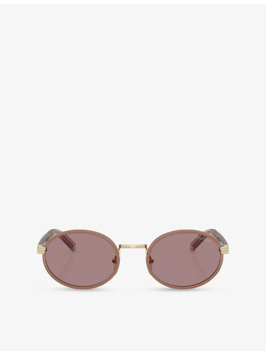 PR B56S Round-Frame Metal Sunglasses - 1