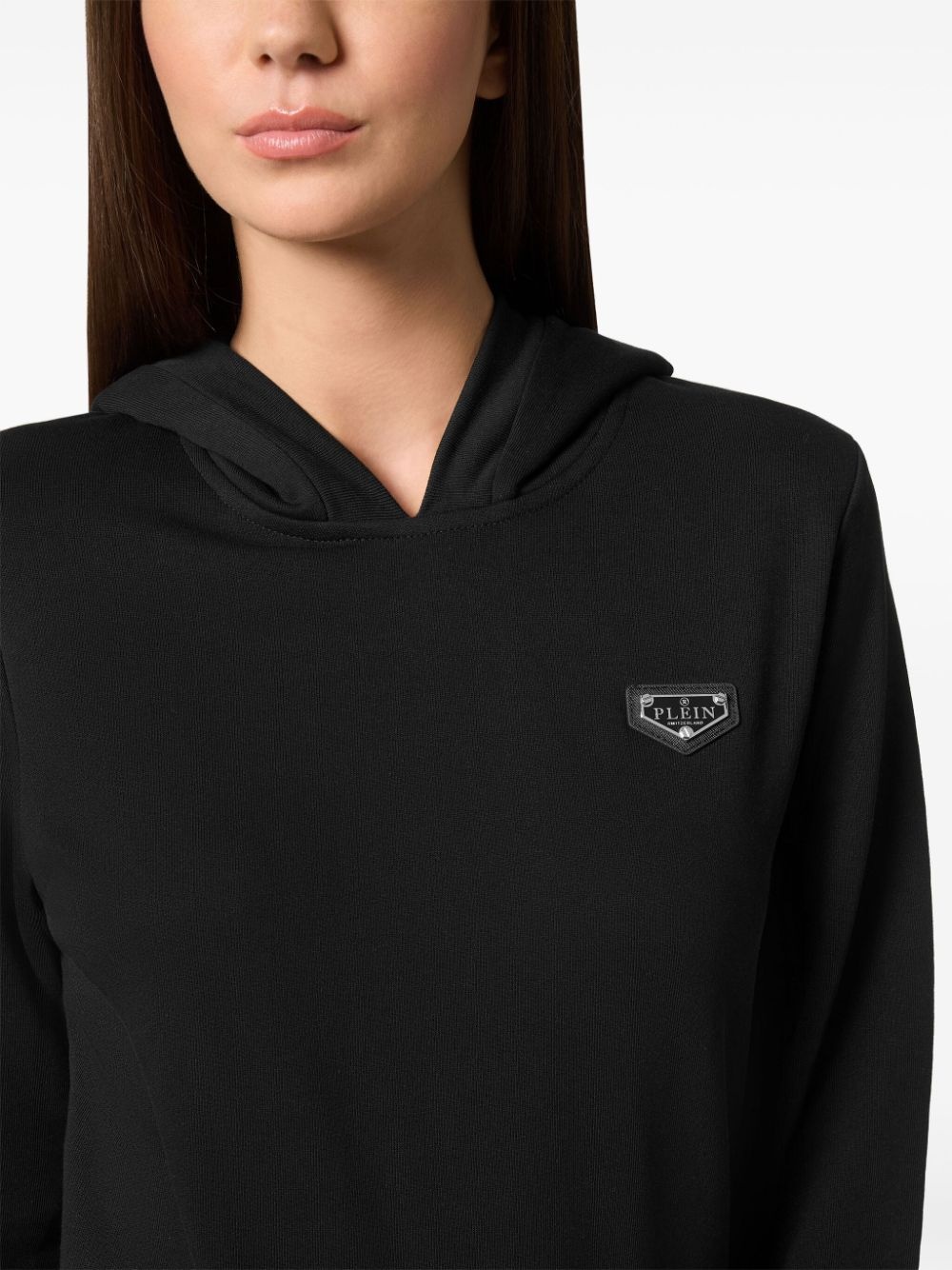 logo plaque hoodie - 5