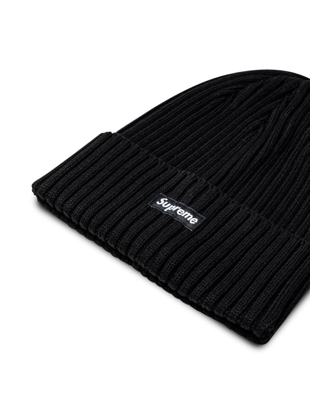 Overdyed ribbed knit beanie - 3