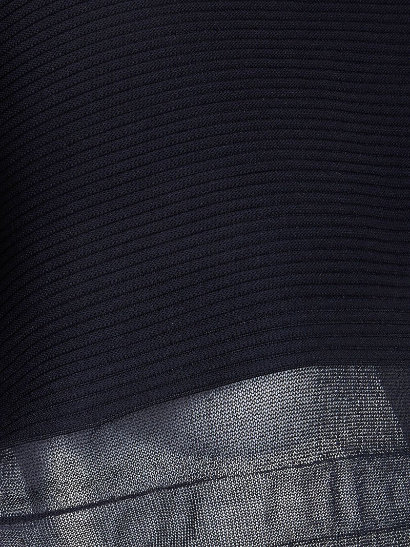 pleated high-neck dress 3