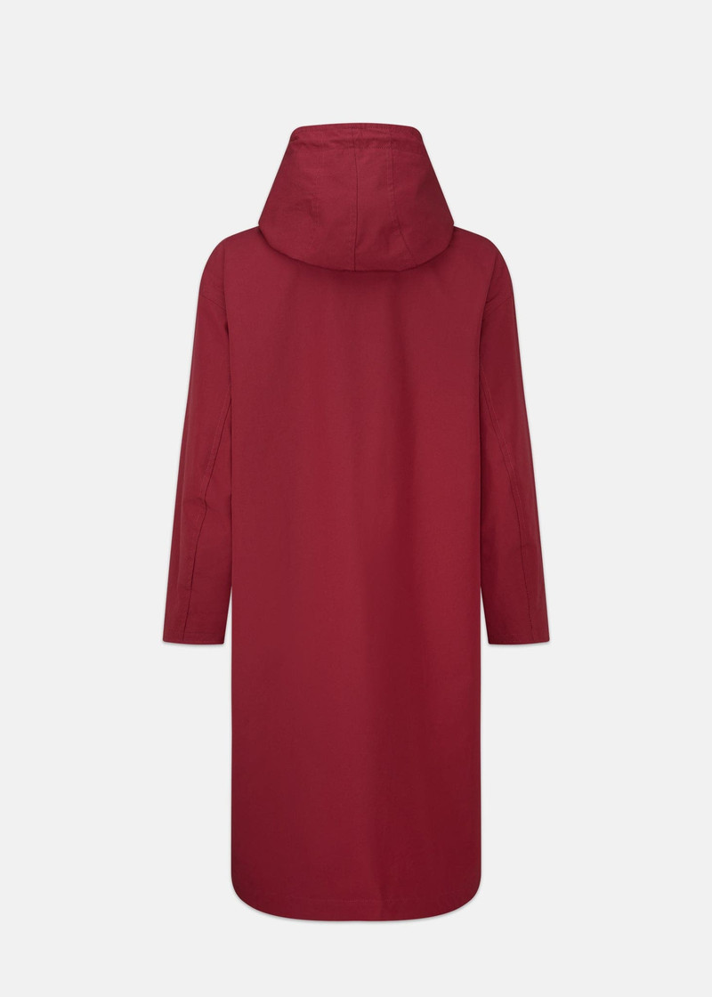 GLOVERALL Women's Coleman Parka Bordeaux outlook