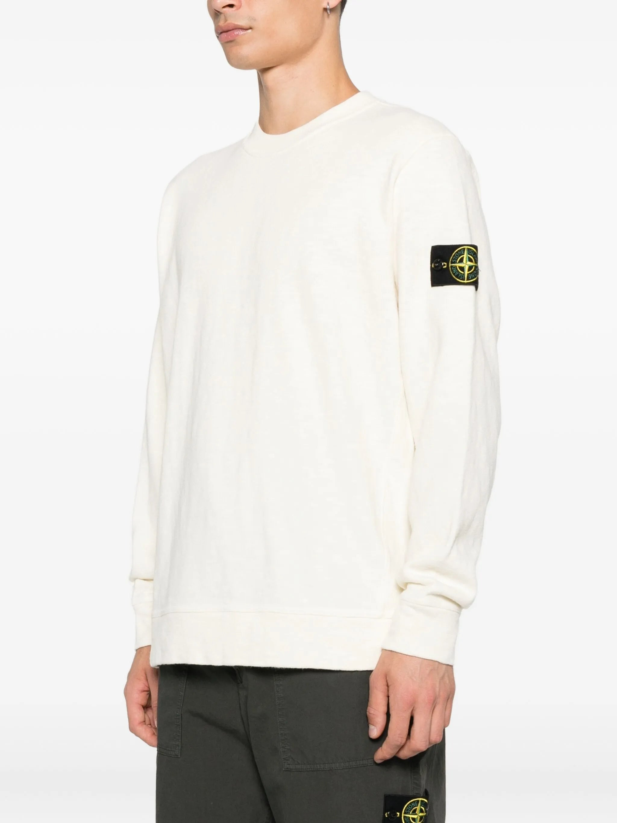 Stone Island 6100053 Patch-pocket Cotton Sweater - 3