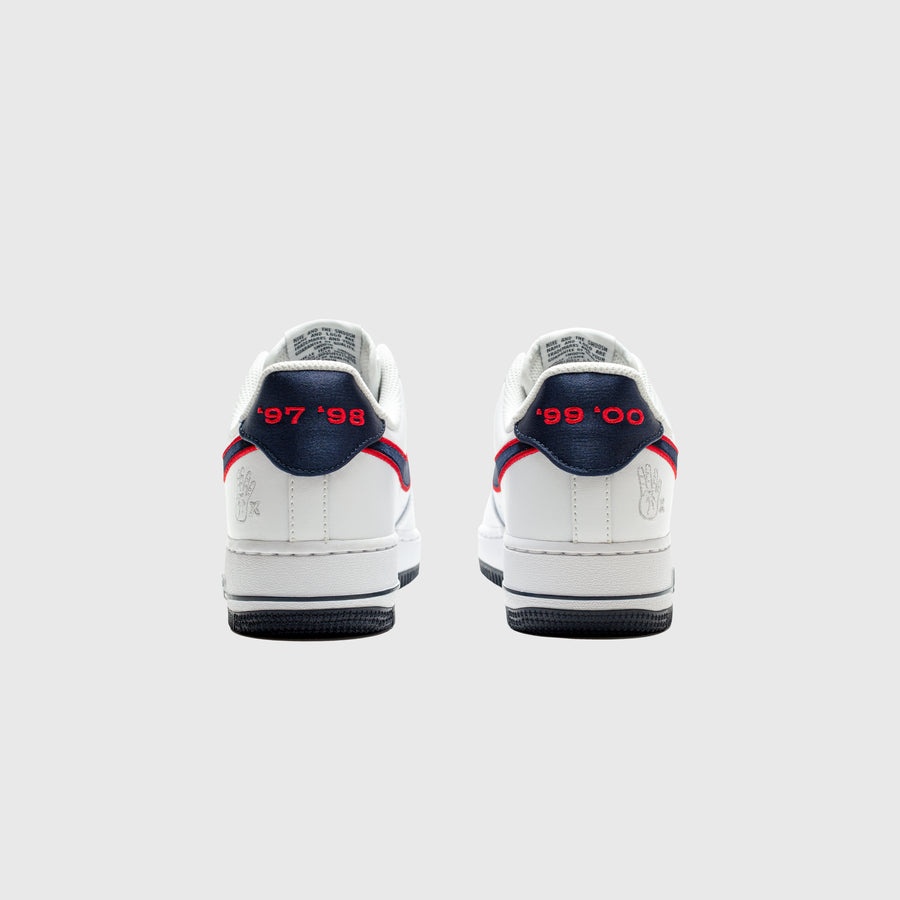 WMNS AIR FORCE 1 '07 LOW "OBSIDIAN & UNIVERSITY RED" - 4