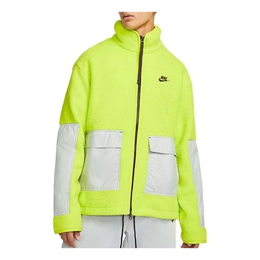 Nike SS22 전장 지퍼 카디건 양털 재킷 녹색 DD5022-345 - 1