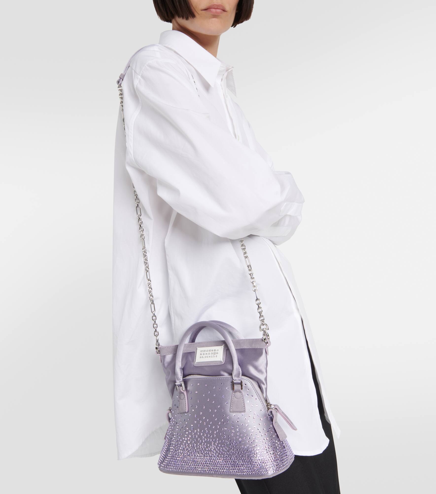 5AC Classique Micro satin shoulder bag - 6