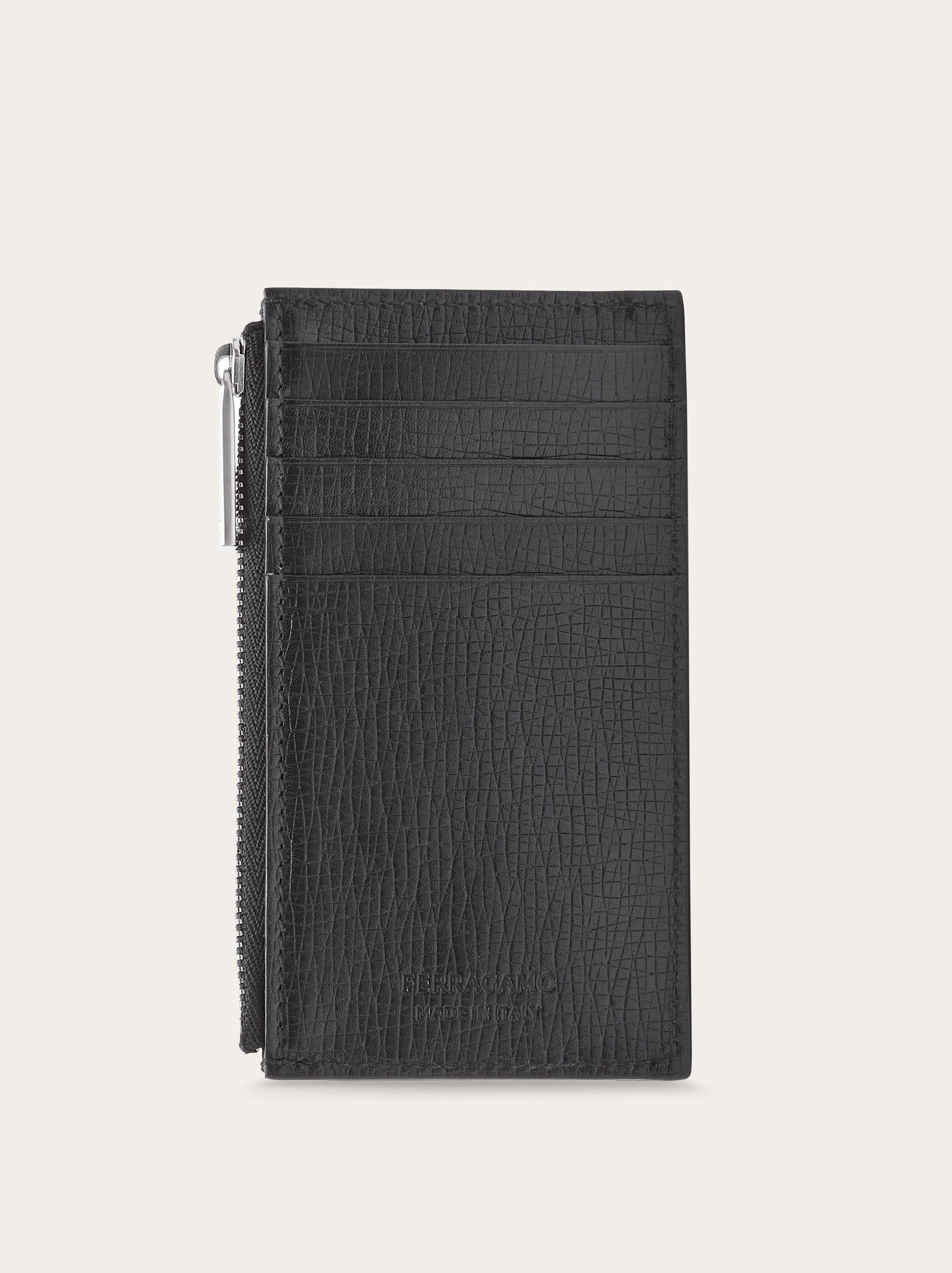 Credit card holder with custom metal plate - 2