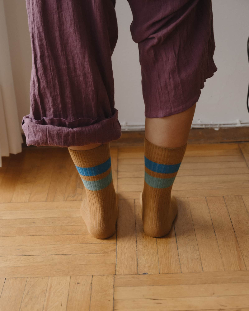 Race Overankle Socks - Organic Cotton Rib 3