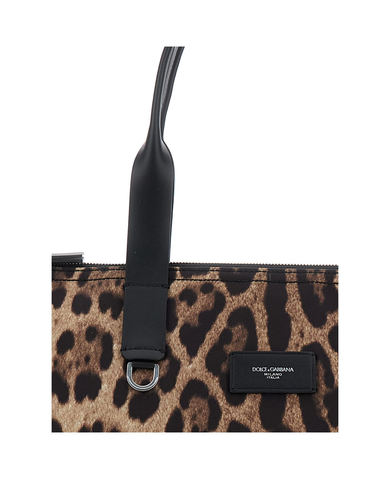 Logo Leopard Shopping Bag - 3