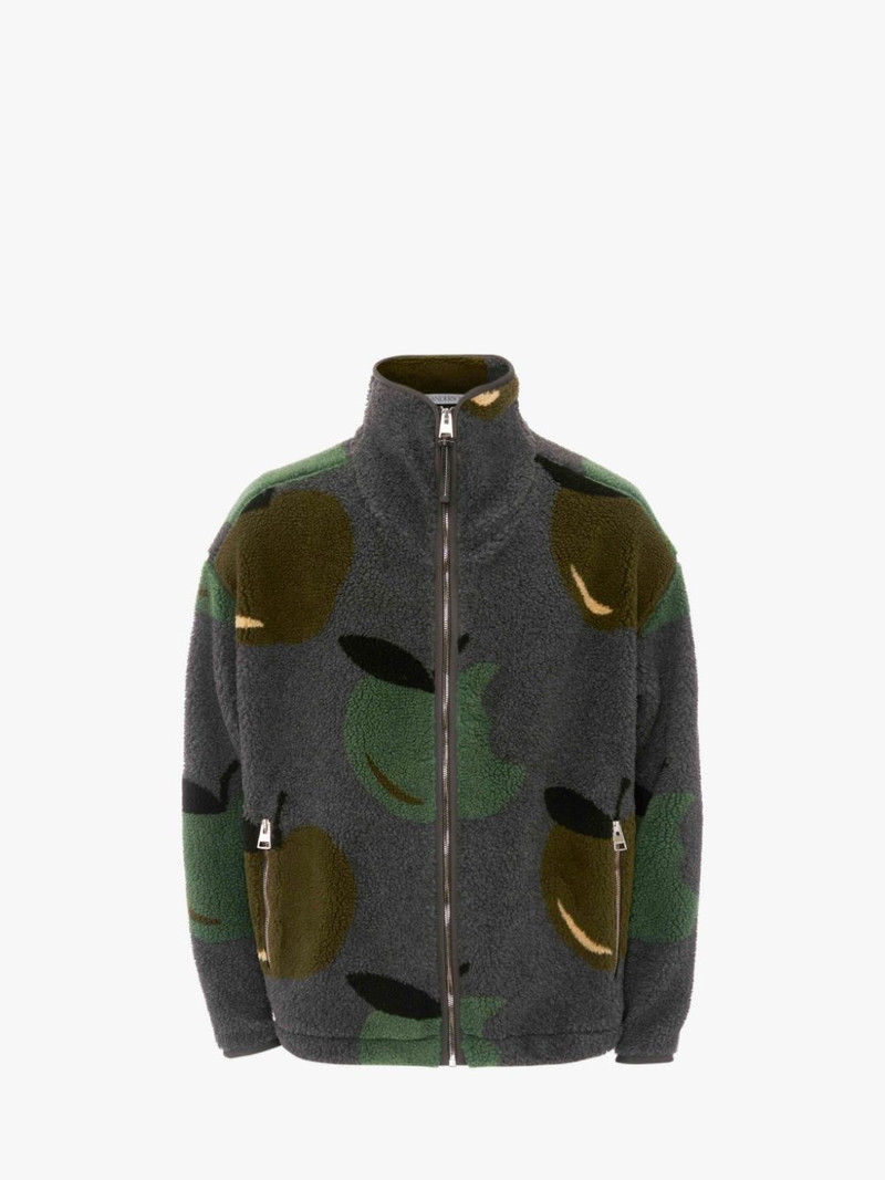 CASUAL ZIP FRONT FLEECE JACKET 1