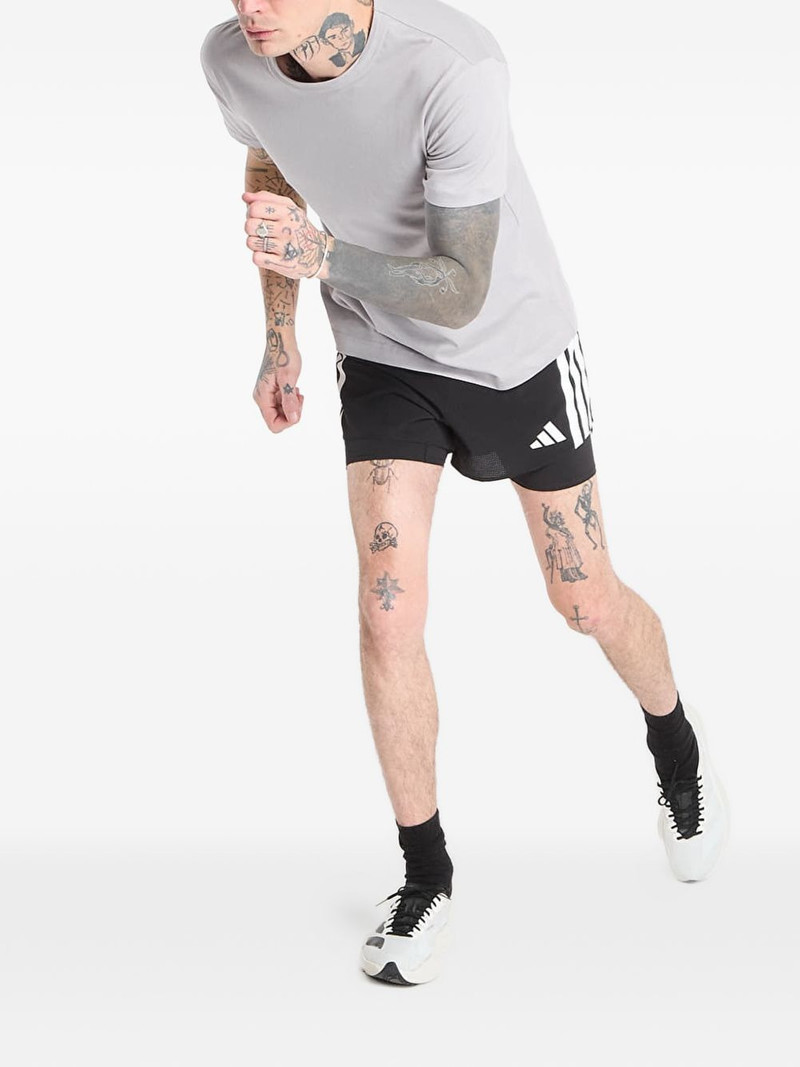 Adizero stripe-detail shorts 4