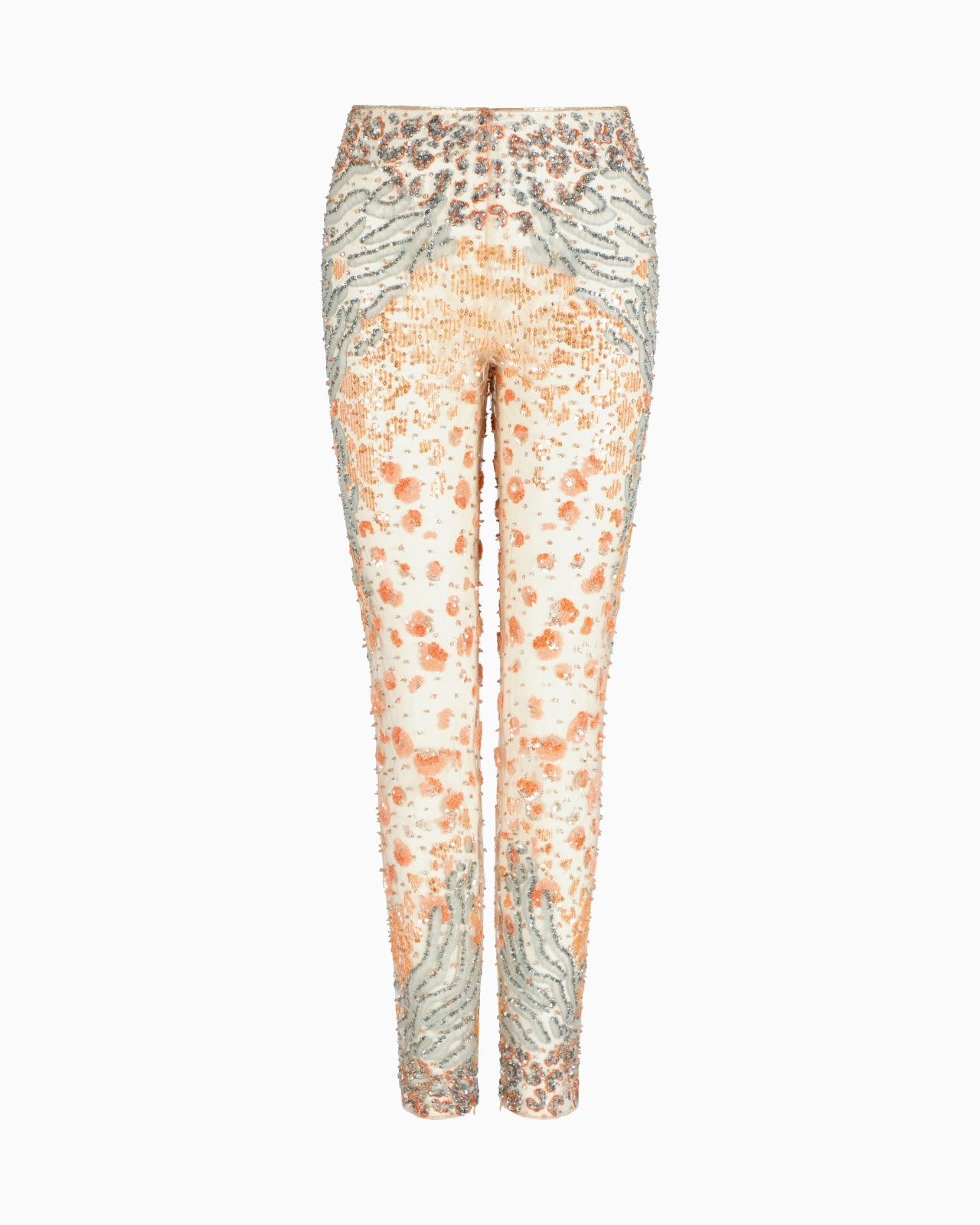TULLE TROUSERS WITH EMBROIDERY - 1