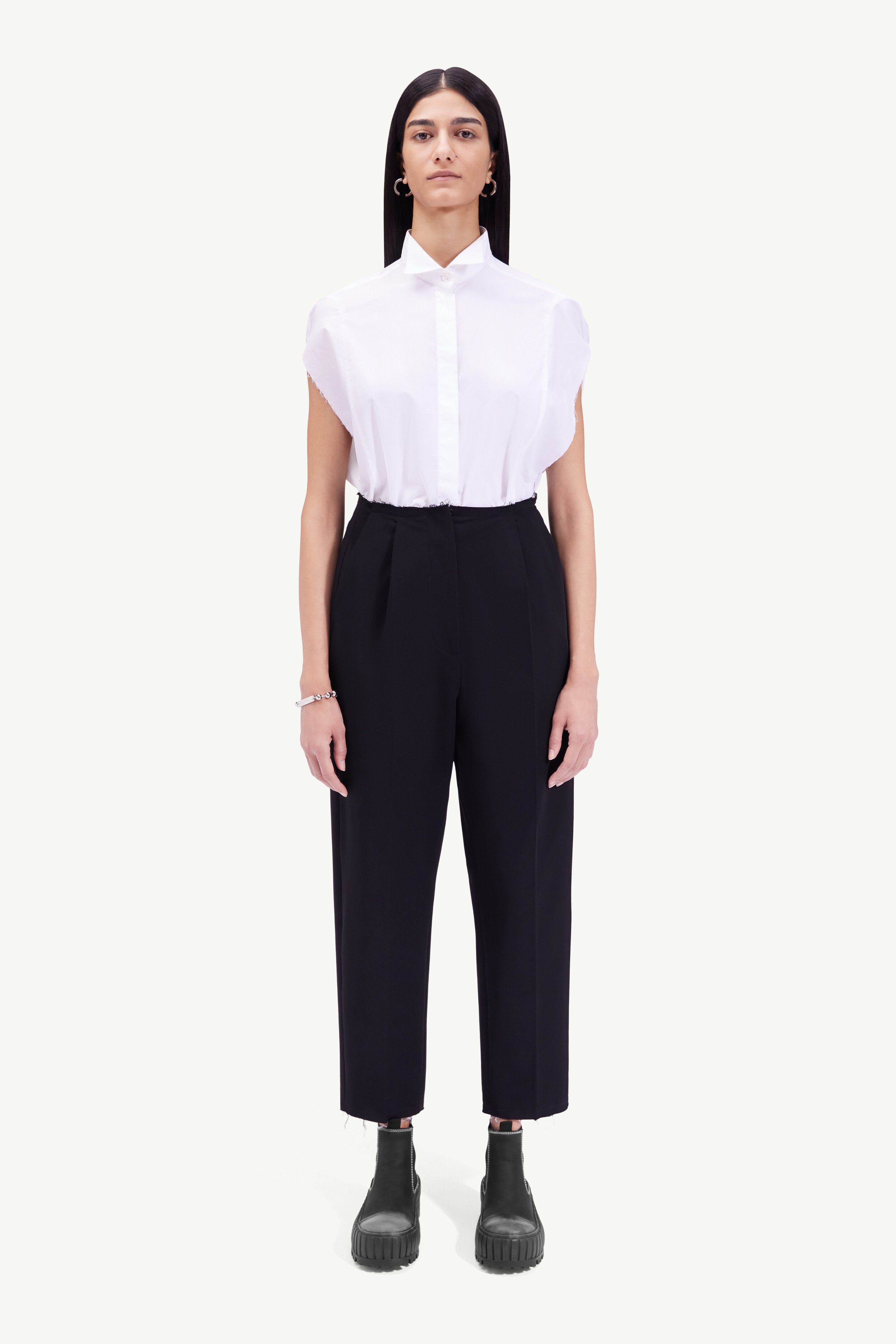 Raw edge trousers - 2