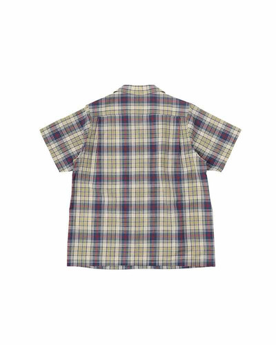 visvim FAIRWAY P.O. SHIRT S/S MADRAS NAVY outlook